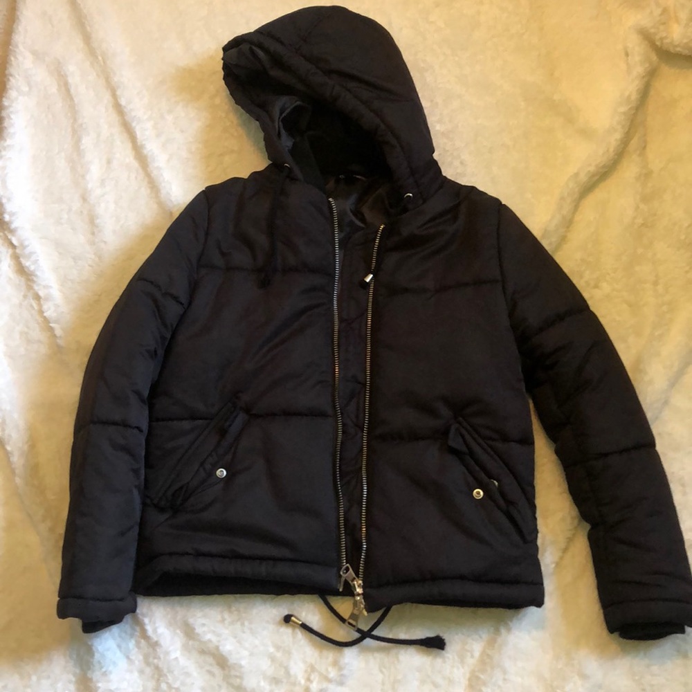 Topshop Short Puffer Jacket